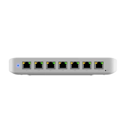 UBIQUITI UniFi SWITCH ULTRA 60W, 8 GbE PORT (7 PoE+ 1 PoE++), LAYER 2, COMPACT, 1YR
