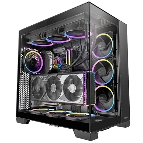 Antec C8 ARGB E-ATX, ATX, Dual Chamber, 2x 16CM ARGB Reverse Fans, 1x 14CM ARGB, USB-C, Large Clearance, 8x PCI for Large GPU, Ultra Case