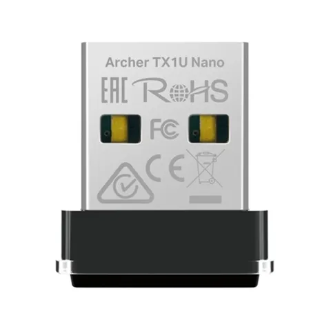 TP-Link Archer TX1U Nano AX300 Nano Wi-Fi 6 Wireless USB Adapter , 287 Mbps at 2.4 GHz , Internal Antennas, USB 2.0 , MU-MIMO, OFDMA