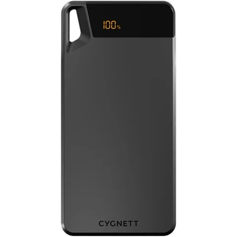 Cygnett CY4751PBCHE, 20K mAh Power Bank, 15W Max Power Output, 1x USB-C 15W, 2x USB-A 15W, Digital Display, Black, 2 Year Warranty