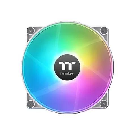 Thermaltake CL-F180-PL20SW-A, CT200 ARGB Sync Performance PWM Fan, Fan Size: 200mm, Single Fan, White, 2 Year Warranty