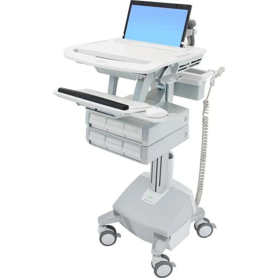 Styleview Laptop Cart Life Powered 6 Drawers AUS NZL