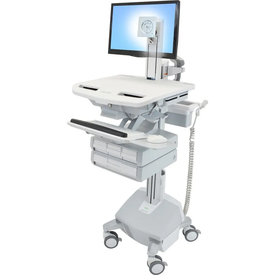 Styleview Cart With Lcd Pivot Life Powered 4 Drawers AUS NZL