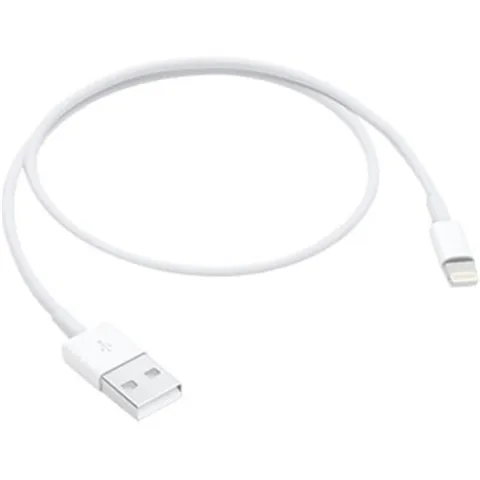 Apple ME291AM/A, Lightning to USB 2.0 Cable, 0.5, 1 Year Warranty