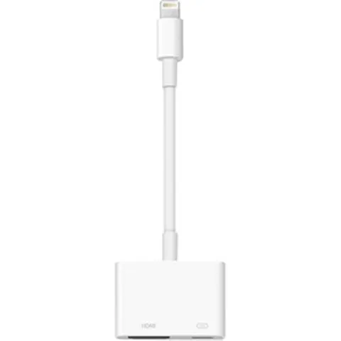 Apple MD826AM/A, Lightning Digital AV Adapter, Requires an HDMI cable for Connection