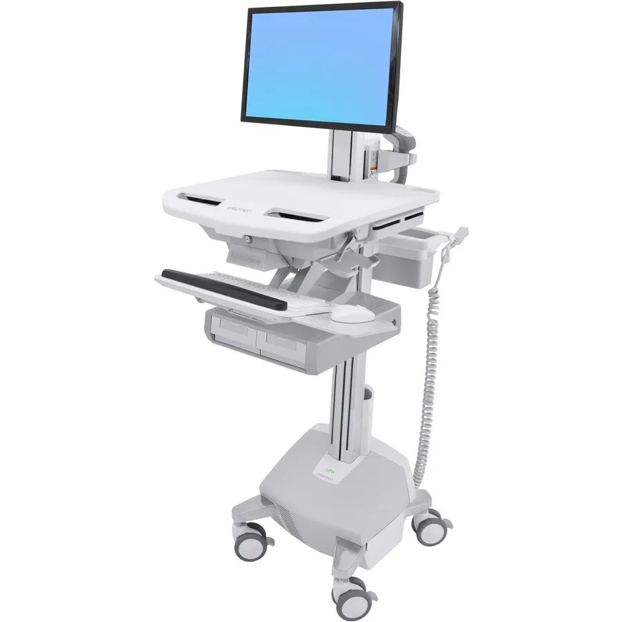 Styleview Cart With Lcd Pivot Life Powered Double Drawer AUS NZL