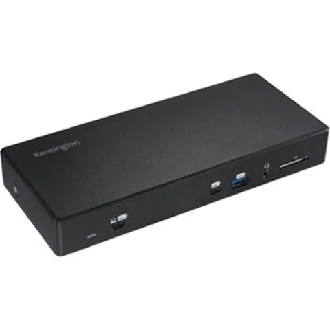 Kensington K34115AP, USB-C Docking Station, 100W, 1xUSB-C, 4xUSB3.0, 1xHDMI, 2xDP, Wired, 3 Year Warranty