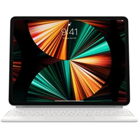 Apple MJQL3ZA/A, Magic Keyboard for 12.9", iPad Pro-5th Gen, White, 1 Year Warranty