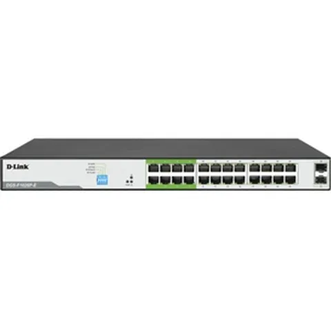 D-Link 26P GIGABIT POE Switch With 24 POE+ Ports (250W) And 2 SFP UPLINKS