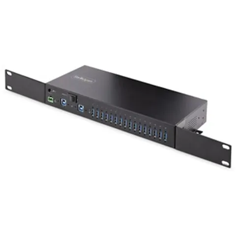 Startech 16 Port Industrial USB 3.0 HUB/SWITCH 5GBPS- METAL- Mountable 2YR