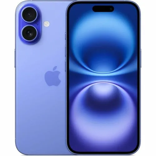 Apple MXVX3X/A, iPhone 16 Plus, 6.1" Super Retina XDR OLED Display, A18 Chip, 128GB, 12MP Front / 48MP Back Camera, USB-C Port, Wireles AX+Bluetooth, MagSafe Wireless Charging, iOS 18, Ultramarine, 1 Year Warranty