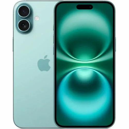 Apple MXY53X/A, iPhone 16 Plus, 6.1" Super Retina XDR OLED Display, A18 Chip, 256GB, 12MP Front / 48MP Back Camera, USB-C Port, Wireles AX+Bluetooth, MagSafe Wireless Charging, iOS 18, Teal, 1 Year Warranty