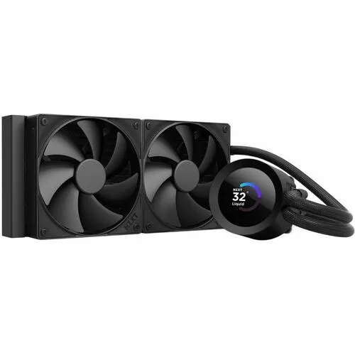 Kraken Plus 280 V2 - 280mm AIO liquid cooler w/ 1.54in. Display and Radiator Fans Black