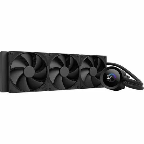 Kraken Plus 360 V2 - 360mm AIO liquid cooler w/ 1.54in. Display and Radiator Fans Black