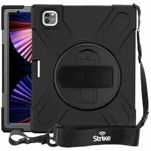 Strike Rugged Case with Hand Strap and Lanyard For Apple iPad Pro 12.9 (2021/2022)