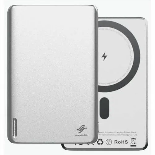 Beam mobile - Qi Wireless battery works with MagSafe. 5 000 mAh.