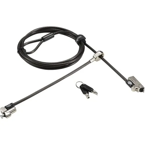Slim NanoSaver 2.0 Keyed Dual Head Laptop Lock - Master Keyed