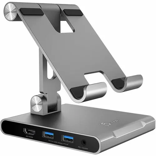 Multi-Angle Stand With Docking Station For iPad Pro