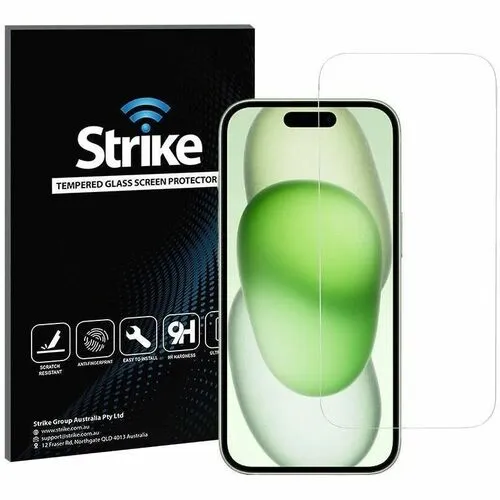 Strike Tempered Glass Screen Protector for Apple iPhone 15 Plus