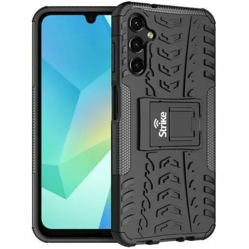 Strike Rugged Case For Samsung Galaxy A16 (Black)
