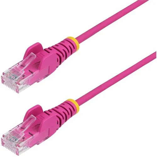 Startech 25CM Pink Slim CAT6 ETHERNET CABLE, SNAGLESS, 28AWG, LSZH, LTW