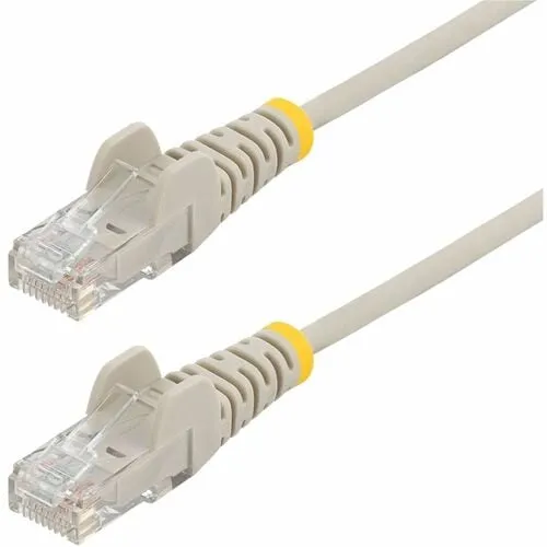 Startech 25CM Gray Slim CAT6 ETHERNET CABLE, SNAGLESS, 28AWG, LSZH, LTW