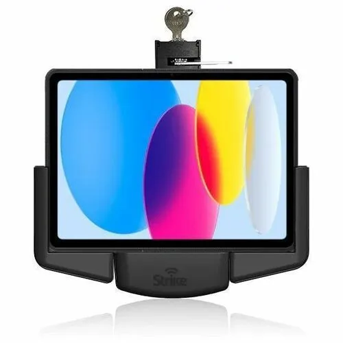Strike iPad 10.9 For Use W/Strike Rugged Case Landscape W/Lock Cradle Hardwired Install Pack
