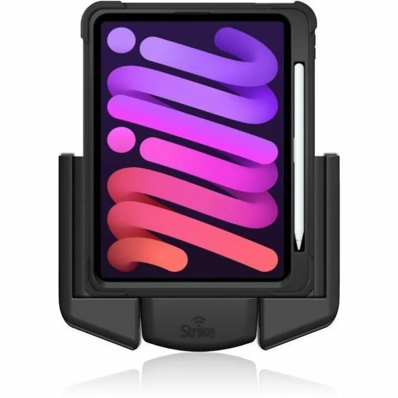 Strike Alpha Cradle - iPad Mini 7 / iPad Mini 6 For Use W/ Strike Rugged Case Hardwired Install Pack