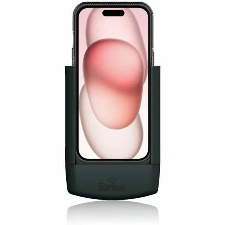 Strike Alpha Cradle - iPhone 15 For Use W/ Strike Rugged Case Wireless Charging Hardwired Install Pack