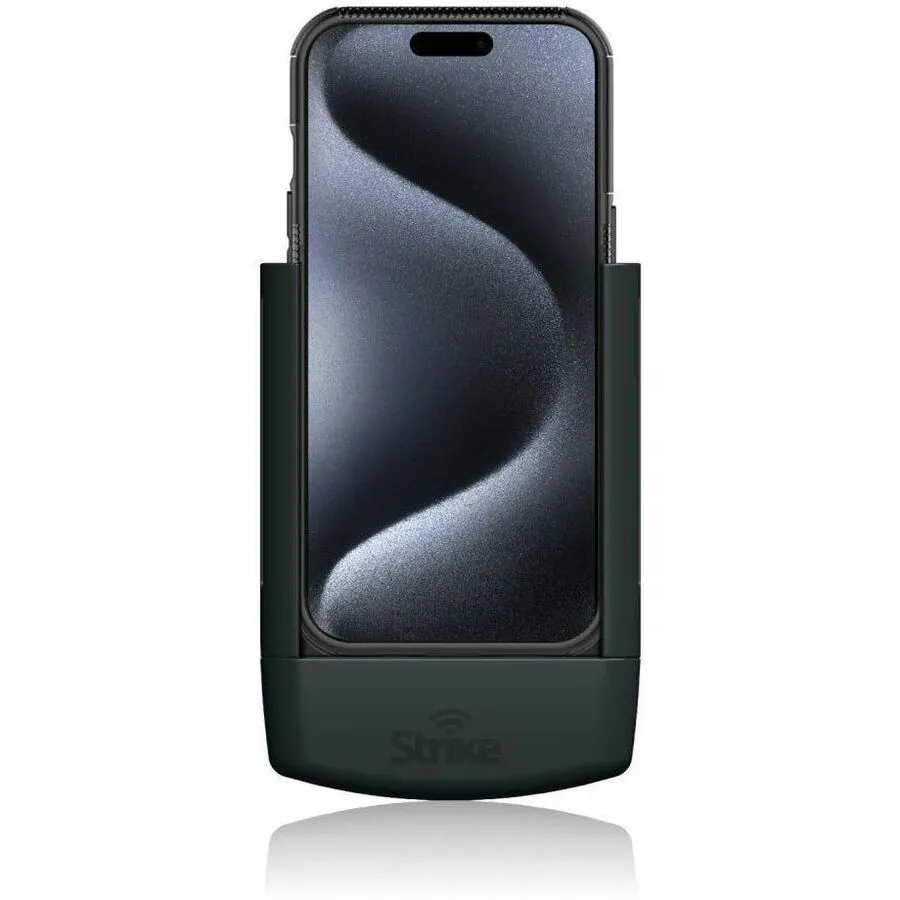Strike Alpha Cradle - iPhone 15 Pro For Use W/ Strike Rugged Case Hardwired Install Pack