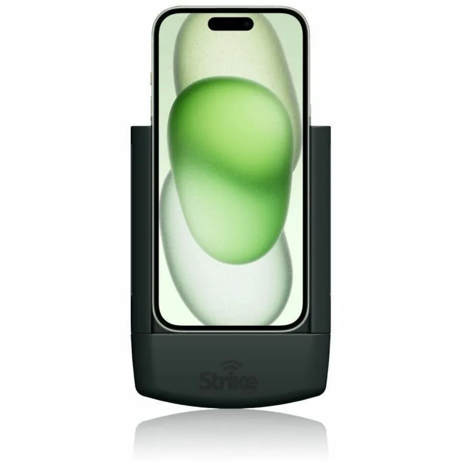 Strike Alpha Cradle - iPhone 15 Plus For Use W/ APL Leather/Silicone Case Hardwired Install Pack