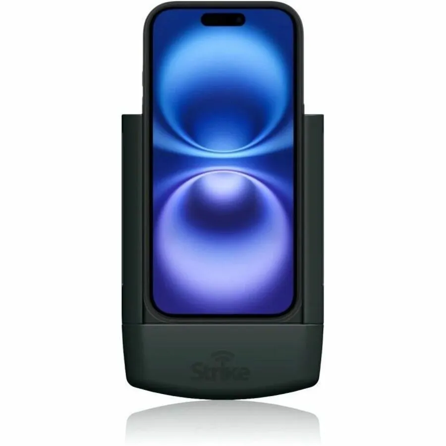Strike Alpha Cradle - iPhone 16 For Use W/ APL Leather/Silicone Case Wireless Charging Self-Install Pack