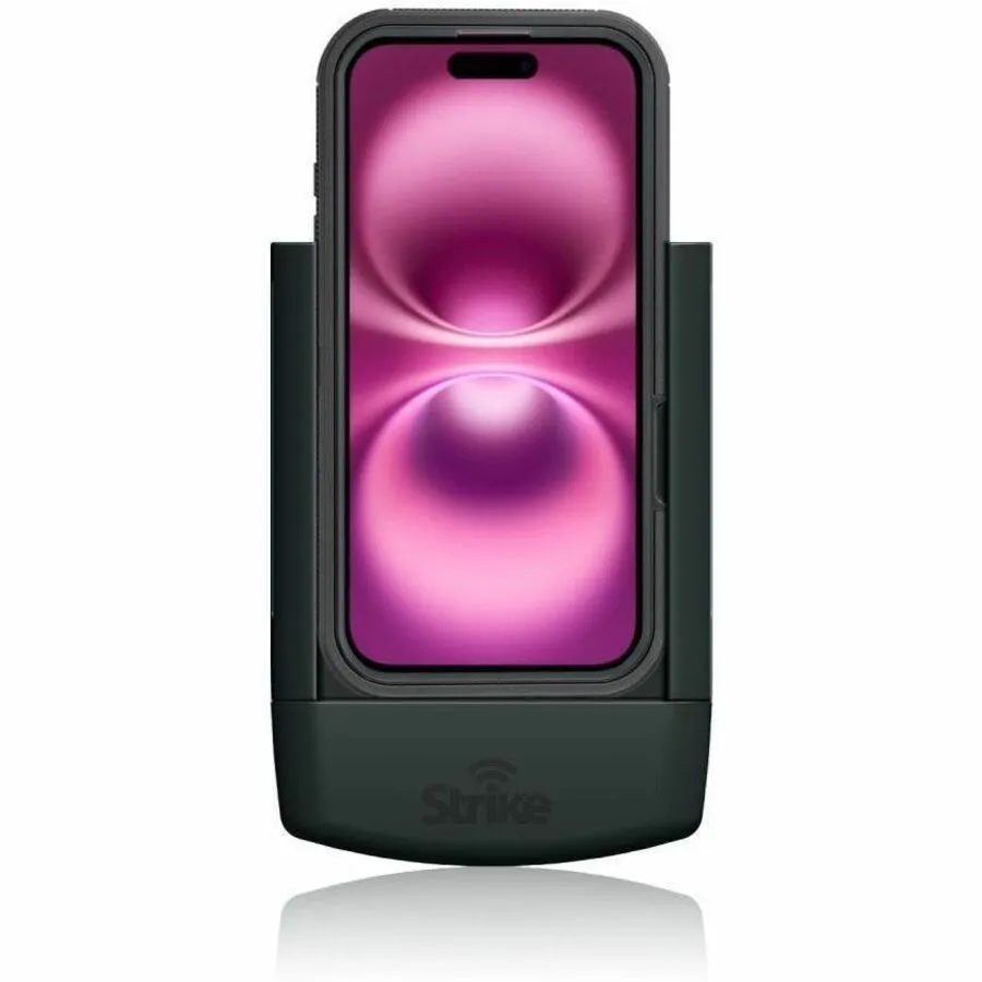 Strike Alpha Cradle - iPhone 16 Plus For Use W/ Strike Rugged Case Hardwired Install Pack