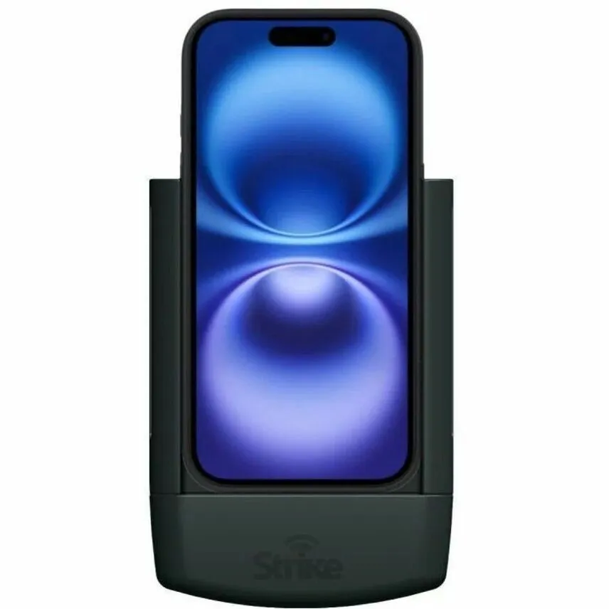 Strike Alpha Cradle Head - iPhone 16 For Use W/ APL Leather/Silicone Case Wireless Charging Version