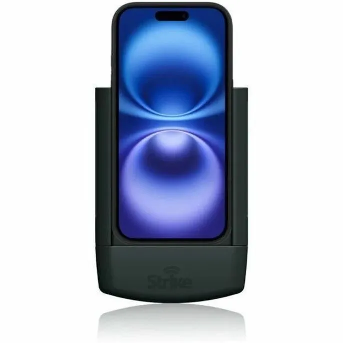 Strike Alpha Cradle - iPhone 16 For Use W/ APL Leather/Silicone Case Hardwired Install Pack