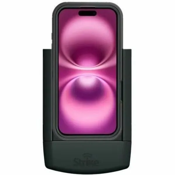 Strike Alpha Cradle - iPhone 16 Plus For Use W/ Strike Rugged Case Wireless Charging Hardwired Install Pack