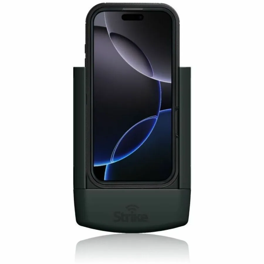 Strike Alpha Cradle - iPhone 16 Pro Max For Use W/ Strike Rugged Case Wireless Charging Hardwired Install Pack