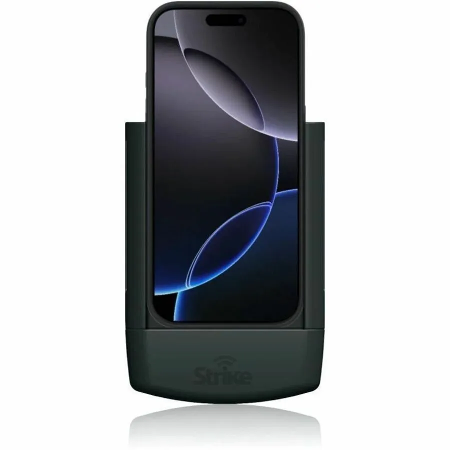 Strike Alpha Cradle - iPhone 16 Pro Max For Use W/ APL Leather/Silicone Case Wireless Charging Self-Install Pack