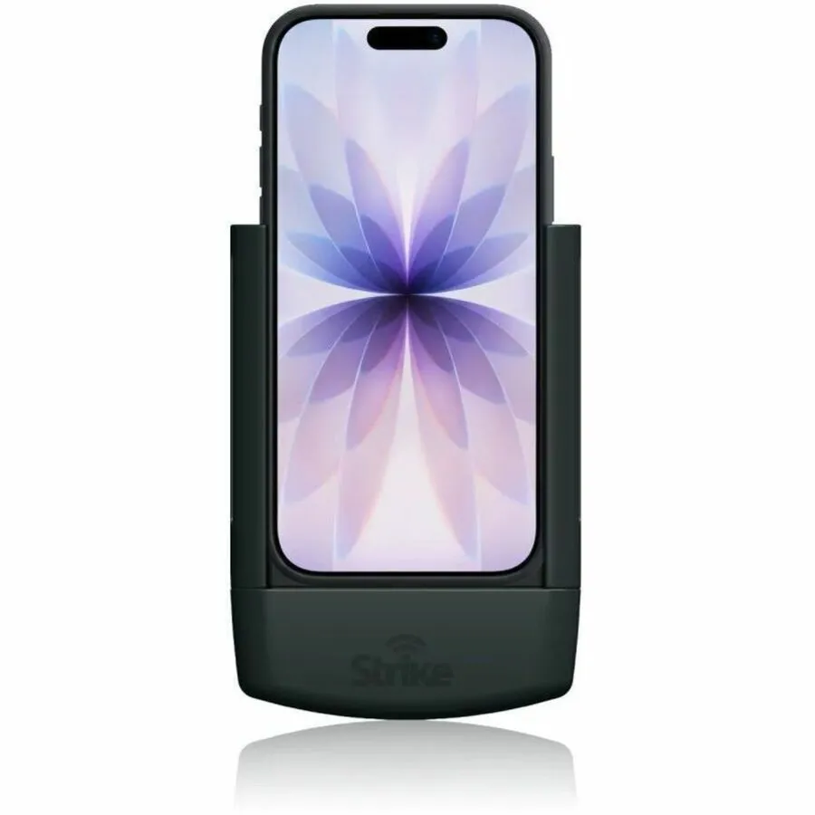 Strike Alpha Cradle - iPhone 17 For Use W/ APL Leather/Silicone Case Wireless Charging Hardwired Install Pack