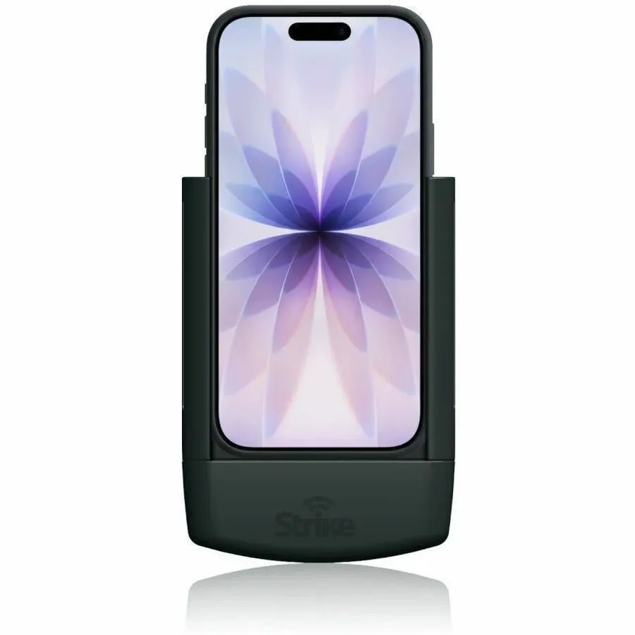 Strike Alpha Cradle - iPhone 17 For Use W/ APL Leather/Silicone Case Wireless Charging Self-Install Pack