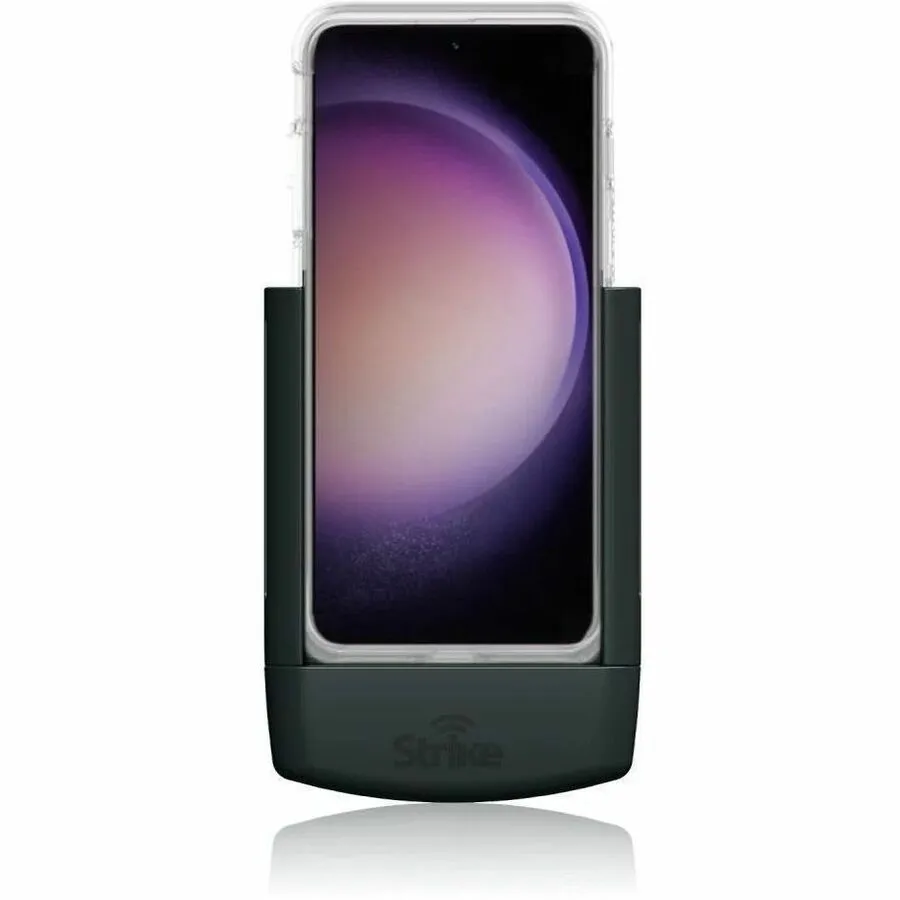 Strike Alpha Cradle - Samsung Galaxy S23 W/ Strike TPU Case Wireless Charging Hardwired Install Pack