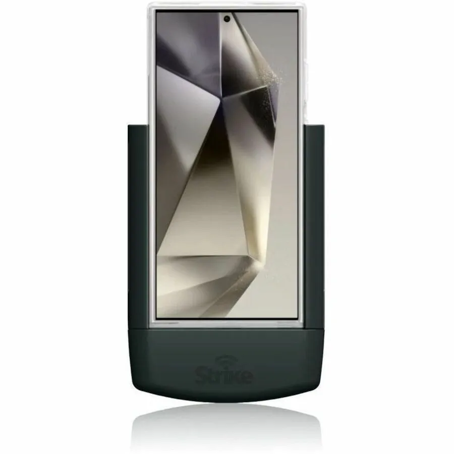 Strike Alpha Cradle - Samsung Galaxy S24 Ultra W/ Strike TPU Case Wireless Charging Hardwired Install Pack