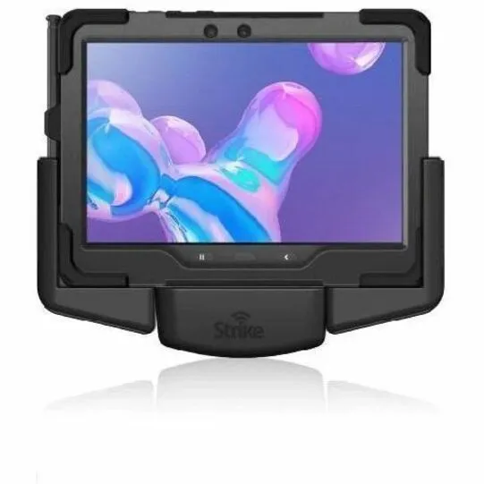 Strike Alpha Cradle - Samsung Galaxy Tab Active Pro Power and Data For Use W/ Strike Rugged Case with Hand Strap Hardwired Install Pack