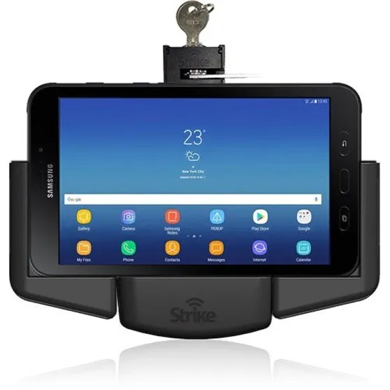 Strike Alpha Cradle - Samsung Galaxy Tab Active2 Lockable Hardwired Install Pack