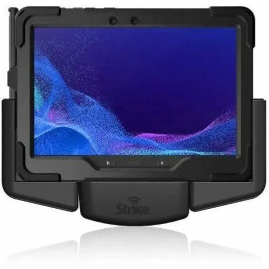 Strike Alpha Cradle - Samsung Galaxy Tab Active4 Pro Power and Data Cradle For Use W/ Strike Rugged Case with Hand Strap Hardwired Install Pack