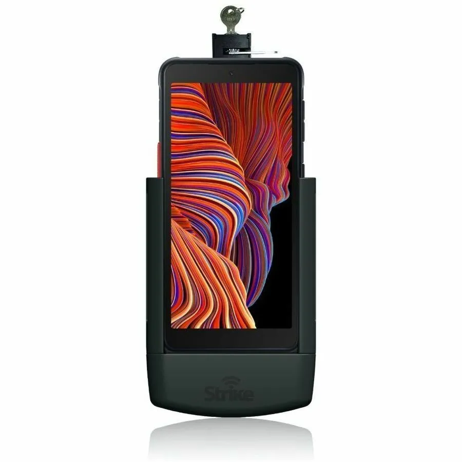 Strike Alpha Cradle - Samsung Galaxy XCover 5 Lockable Hardwired Install Pack