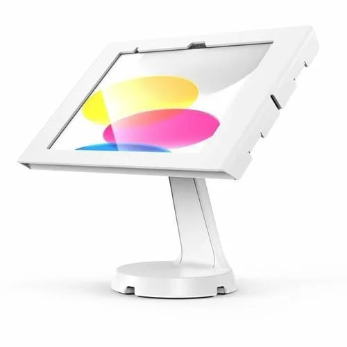 iPad 10th-11th (A16) Gen Apex Enclosure Mast Counter Stand - White