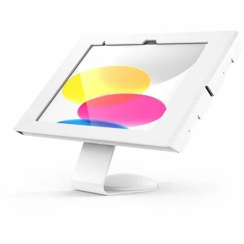 iPad 10th-11th (A16) Gen Apex Enclosure Core Counter Stand or Wall Mount - White