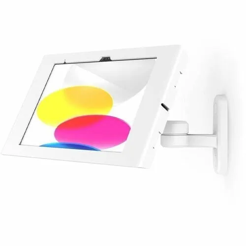 iPad 10th-11th (A16) Gen Apex Enclosure Swing Wall Mount - White