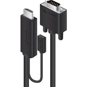ALOGIC 1m HDMI to VGA Cable with USB Power
